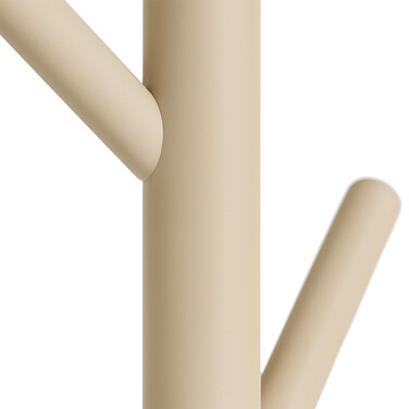 Relaxdays Bamboo Coat Rack with 8 Hooks
