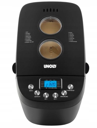 Хлібопічка Unold 68520 Big, чорна, 220 Вт