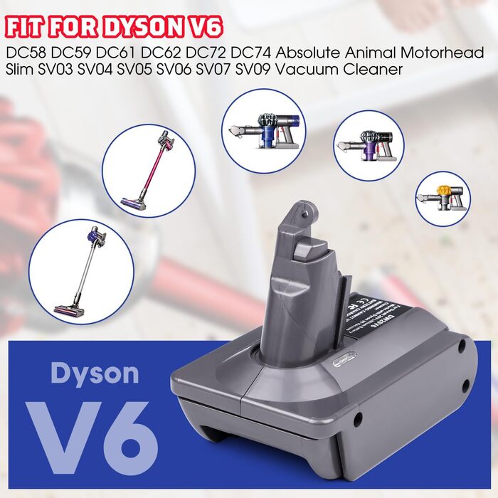 Адаптер для акумулятора Makita 18V до Dyson V7/8: перетворювач акумулятора для пилососів Dyson V7/8 Animal, Absolute, Motorhead Pro (сумісний з Einhell)