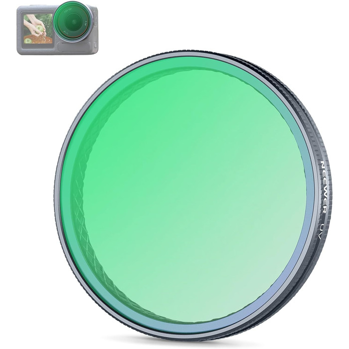 Набір фільтрів ND NEEWER для DJI Osmo Action 3/4/5 Pro (6 шт.): ND8, ND16, ND32, ND64, ND1000, CPL. Фільтри з багатошарового оптичного скла HD, сумісні з камерами дії.