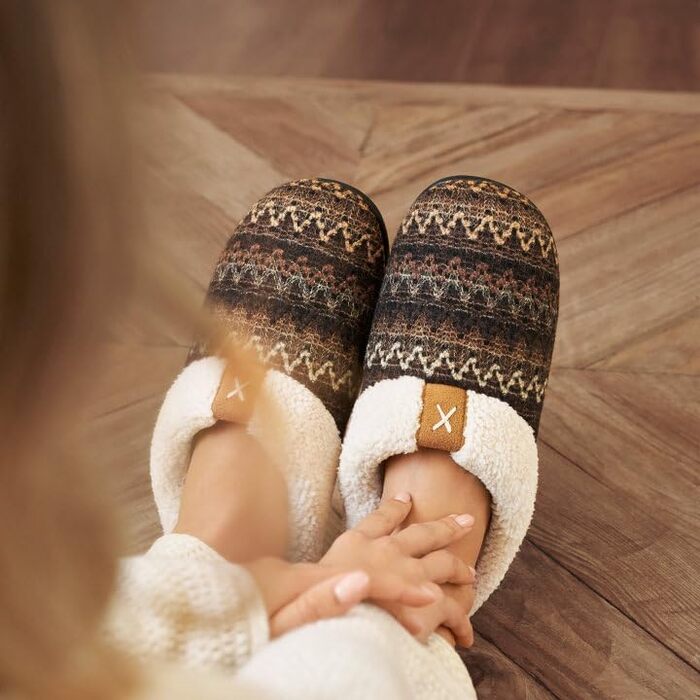 Тапочки домогосподарства ULTRAIDAS: теплі плюшеві тапочки для жінок, м'які та зручні, з Memory Foam, для дому та вулиці