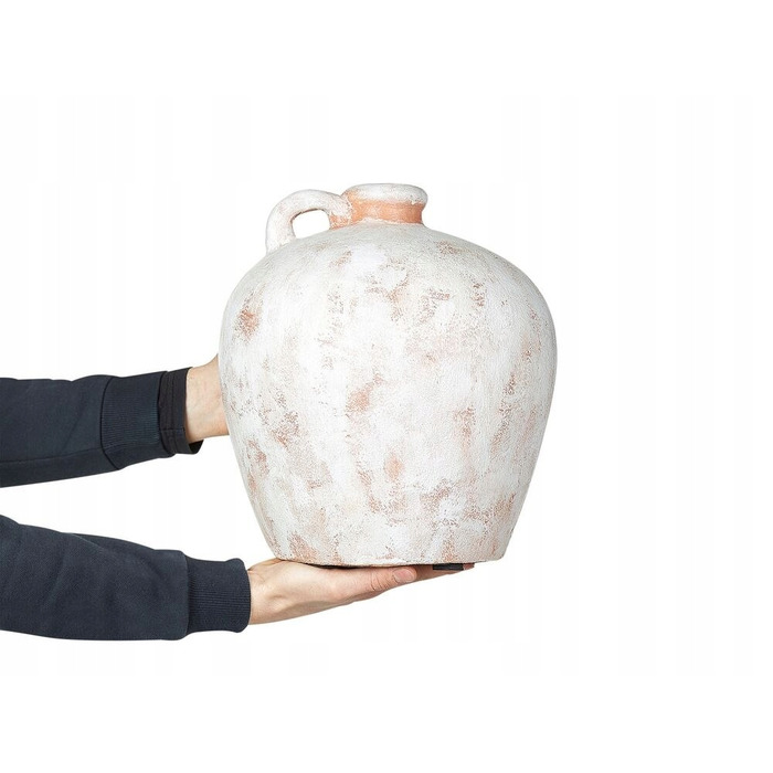 Декоративна керамічна ваза IPOH, 30 см, колір «зламаний білий»