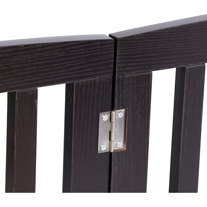 Зручна дерев'яна перегородка для собак, розкладний захисний забір, 4 панелі, для дому та вулиці