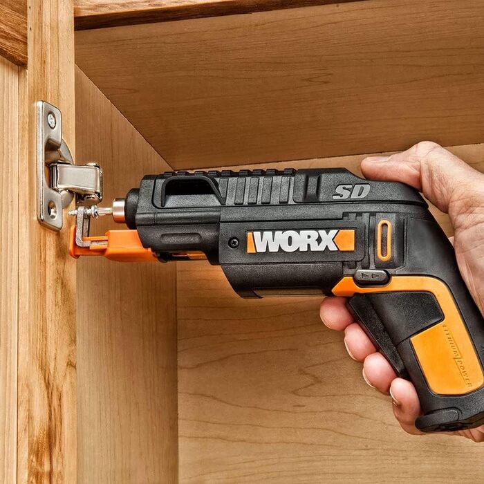 WORX WX121 акумуляторний ударний дриль-шуруповерт 12V – потужний безщітковий набір – 2-швидкісна коробка передач до 38Nm – легкий та компактний – холостий хід 0-450/0-1700 об/хв – з акумулятором, зарядним пристроєм та кейсом (з можливістю заміни патрона)