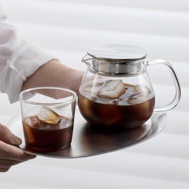 Скляний чайник Teekanne з ситом та кришкою з нержавіючої сталі, 500 мл