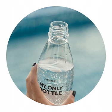 Сифонізатор для газованої води SodaStream Terra, білий (балон CO2 та пляшка 1 л у комплекті)