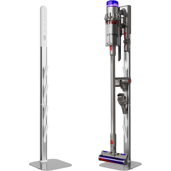 MOOPHY Vacuum Stand Holder Storage Station Compatible with Dyson V7 V8 V10 V11 V12 V15 G5 SV18 SV21, compatible with Dyson cordless vacuum cleaners