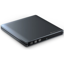 Зовнішній USB 3.0 DVD/CD привід-записувач techPulse120, портативний Slim Drive CDRW/DVDRW для ноутбука та ПК, алюміній, сірий