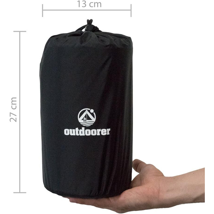 Outdoorer Isomatte Trek Bed 1 - самонадувна туристична килимок для кемпінгу, легка, компактна