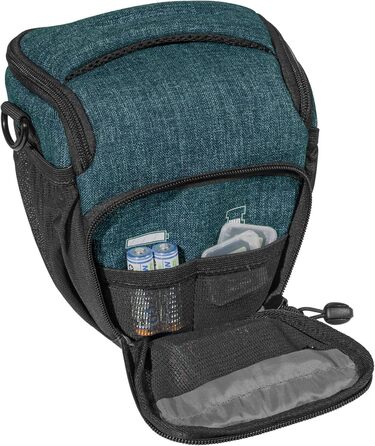 Захисний екран для камери PEDEA SLR сумісний з Olympus, Canon, Nikon, Panasonic (Розмір M, Petrol)