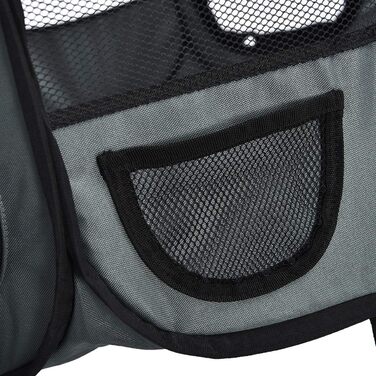 Amazon Basics Octagon Portable Pet Playpen - 114cm Grey