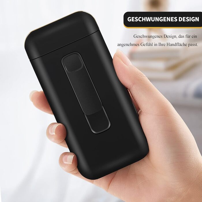 Електронне табакерне аксесуар Lafagiet XL666: кейс для сигарет з запальничкою, LED-дисплей, 18 шт. King Size, подарунок для чоловіків