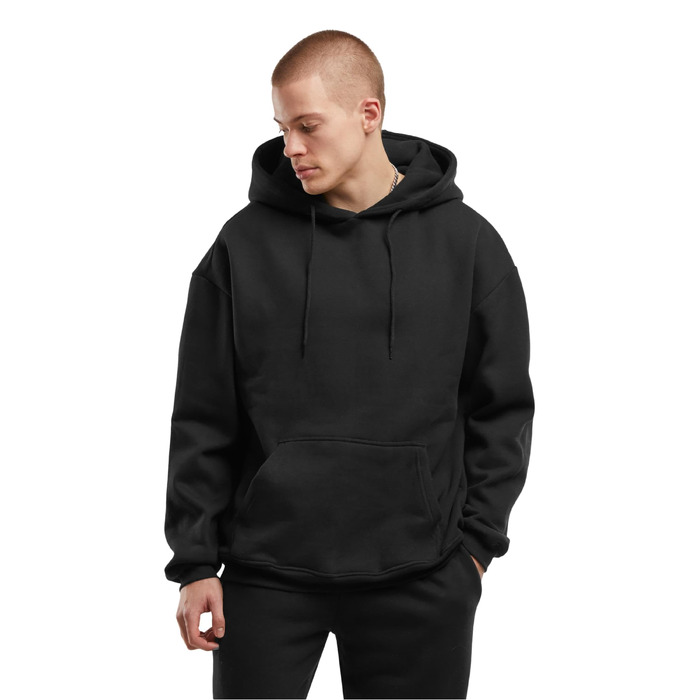 Чоловічий базовий худі Urban Classics Basic Oversized Hoody, чорний