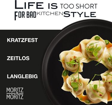 Набір посуду Moritz & Moritz NORDIC на 6 осіб (48 предметів) - 18-ти частинний сервіз з кераміки, скандинавський дизайн, міцний набір тарілок для щодня та гостей