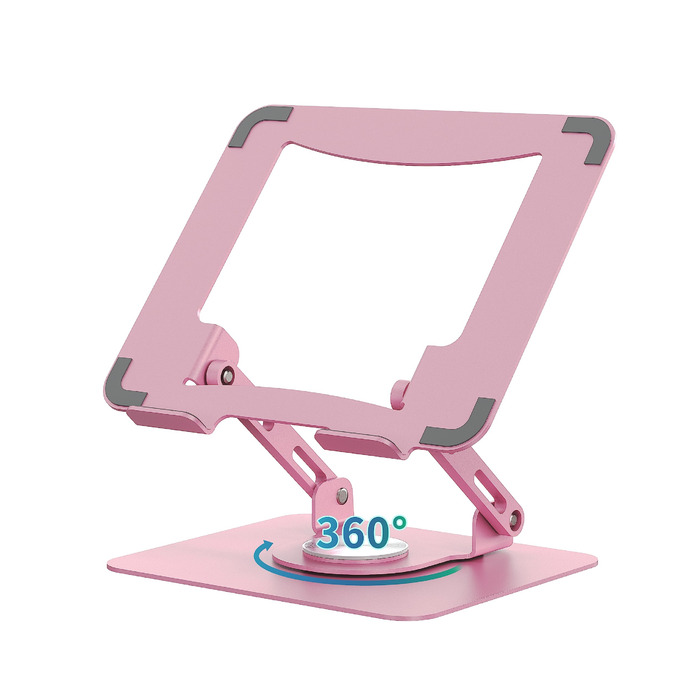 Підставка для ноутбука Soundance 360° з регулюванням висоти, чорна (C-Pink), 10-15,6 дюймів