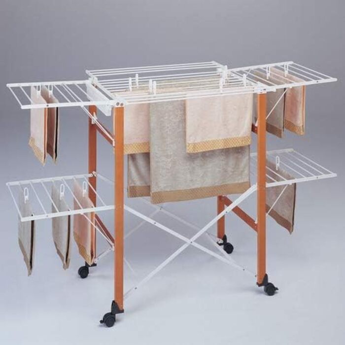 Підставка для білизни Foppapedretti Gulliver, 105 x 80 x 174 см, дерев'яна, горіх