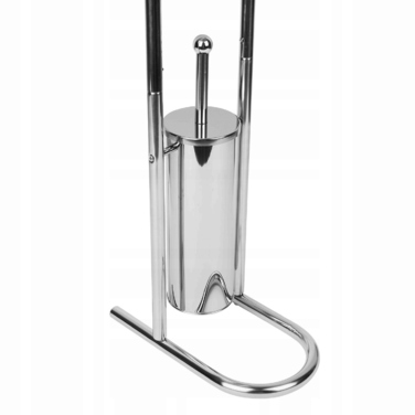 Набір аксесуарів для ванної кімнати Artgos, нержавіюча сталь, сірий глянцевий