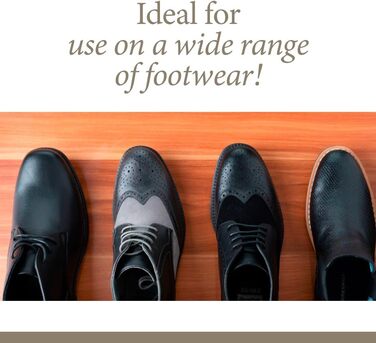 ROCHESTER Premium Shoe Care Set, Leather Shoe Care Kit with Black Shoe Cream, 100% Horsehair Dauber, 100% Horsehair Shoe Brush, and Soft Flannel Polishing Cloth, Shoe Accessories, Natural
