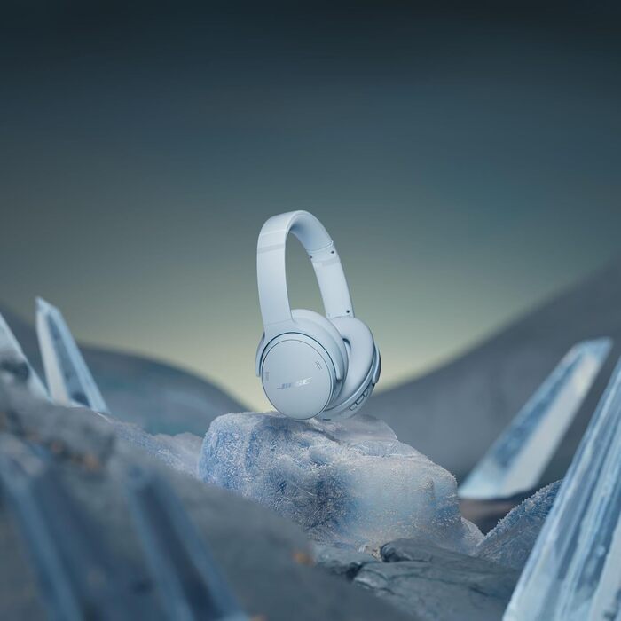 Бездротові навушники Bose QuietComfort з активним шумозаглушенням, Bluetooth, мікрофоном та часом роботи до 24 год, колір Eisblau (крижано-блакитний)