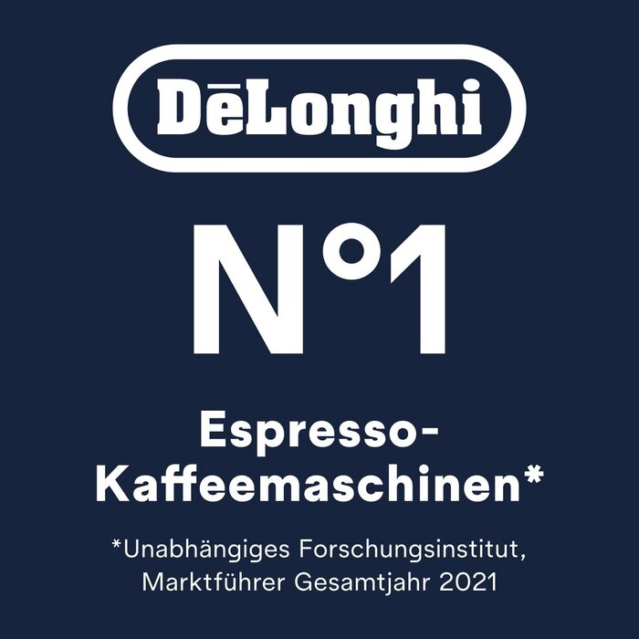 De'Longhi Magnifica Start ECAM222.60.BG, fully automatic coffee machine with LatteCrema milk system for automatic cappuccino, 4 direct selection buttons, soft-touch control panel, 