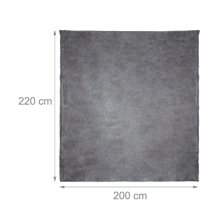 Relaxdays Extra-Large Fleece Throw Blanket