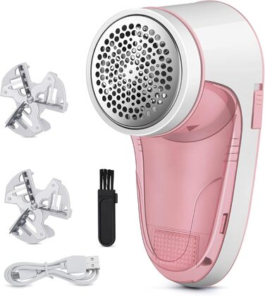 Електричний видалення ворсу Rose: видалення ворсу для одягу з пуловерів та вовни (зелений)