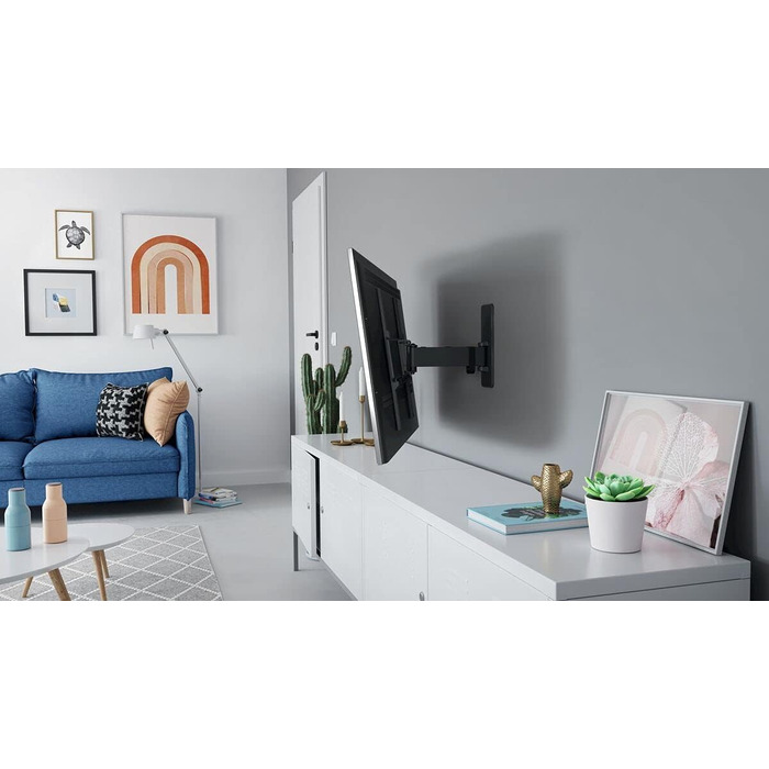 Кріплення для телевізора Vogel's Quick TVM 1225 поворотне, для телевізорів 19-43 дюймів, до 15 кг, кут повороту 120°, VESA до 200x200