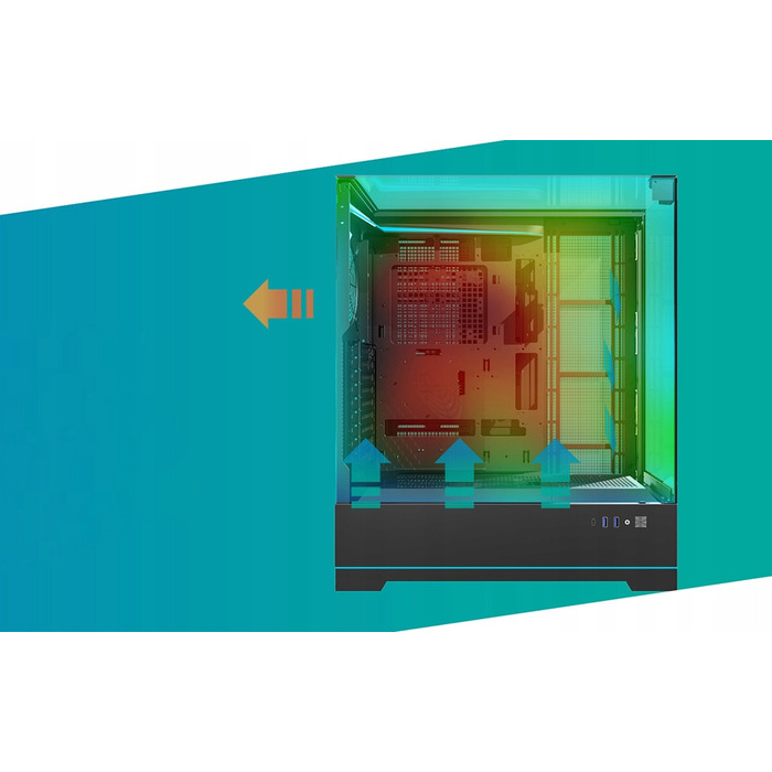 Ігровий корпус DarkFlash DY451L PRO ATX Midi Tower, загартоване скло, ARGB