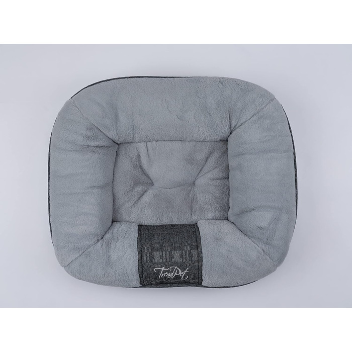 LunaLounge Snuggle Bed for Dogs and Cats in 3 Sizes and Colors (M, Grey)