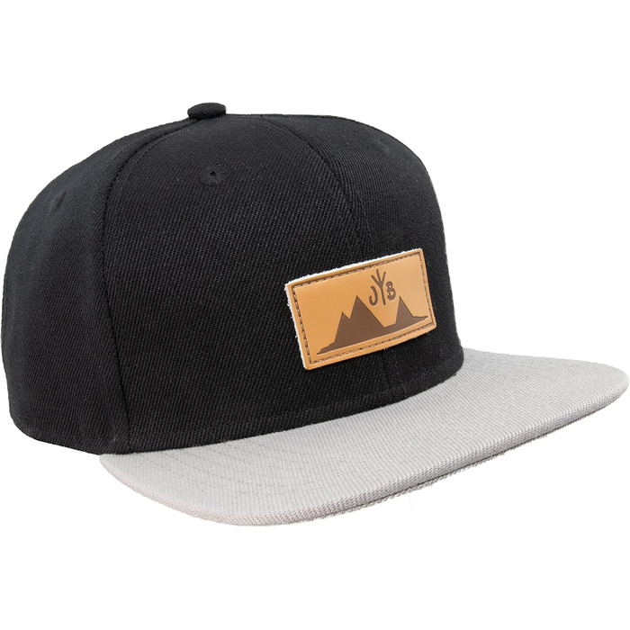 Кепка бейсболка Jumping Bird • Унісекс • Знімний козирок • Легка, регульована, чорно-сіра