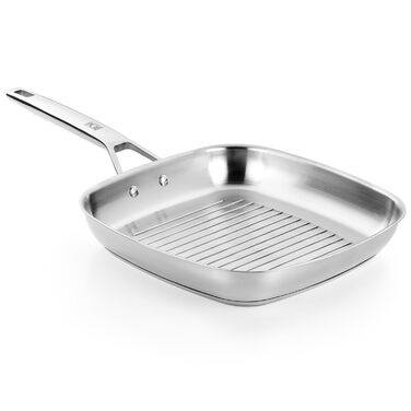 Бра Signature Гриль-сковорода рифлена 24 см з нержавіючої сталі, універсальна для всіх плит