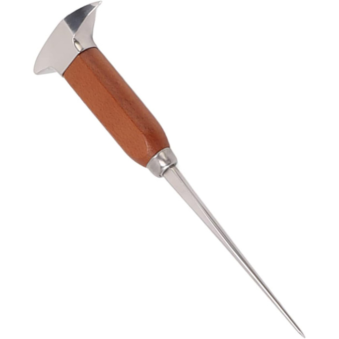 Stainless steel ice picks, ice picks for breaking ice, ice picks with wooden handle, ice breaker tool for bartenders