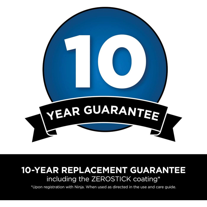 Сковорода Ninja ZEROSTICK CW50030UK Classic 30 см, антипригарне покриття, індукційна, до 180°C, чорна