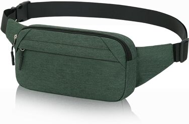 Поясна сумка на пояс для чоловіків та жінок. Спортивна сумка-шоппер на талію для подорожей, прогулянок з собакою та активного відпочинку (оливковий)