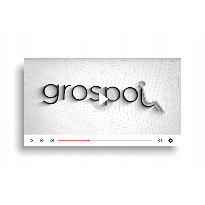 Ергономічне офісне крісло GROSPOL Team Plus HD, обертове, червоне