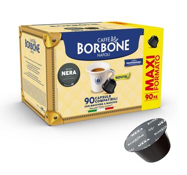 Кава Caffè Borbone чорна суміш у капсулах, сумісні з Nescafé Dolce Gusto, 90 шт.