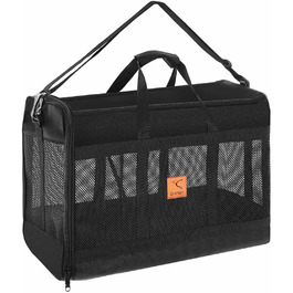 Транспортна сумка для собак та котів 55x40x23 см | Легка переноска для тварин до 15 кг | Підходить для авіаперельотів Eurowings, Lufthansa