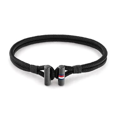 Браслет чоловічий Tommy Hilfiger нейлоновий чорний 2790336