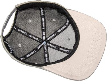 Кепка бейсболка Jumping Bird • Знімна кепка-снуд • Фетр, унісекс, сірий • Легко миється