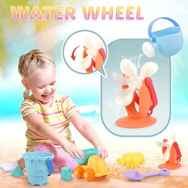 Dreamon Sand Strand Spielzeug for Kids Water Toys with Mesh Bag Set for Age 2, 3, 4