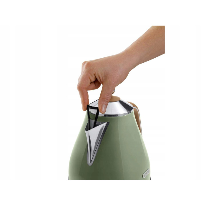 Електричний чайник De'Longhi KBOV 2001.GR, 2000 Вт, 1,7 л, зелений