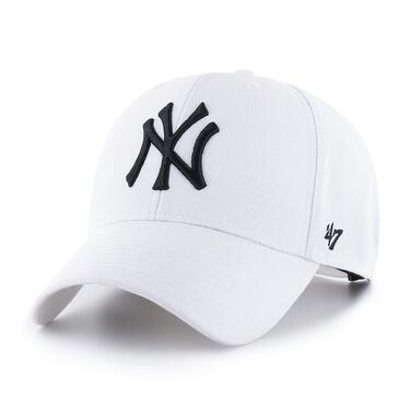 Кепка бейсболка New York Yankees MVP MLB, регульована, біла