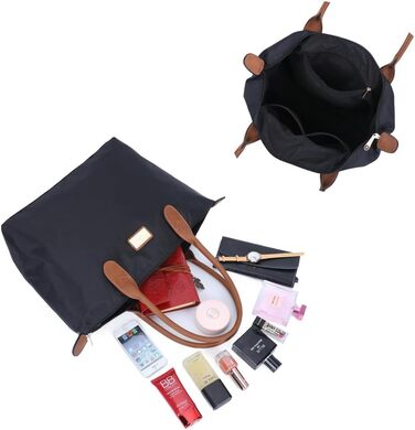 Сумка-шопер Gallantry Paris зі шкіряним ефектом, чорна. Жіноча сумка через плече та на руку