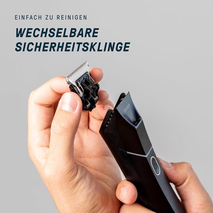 Тілогрумер 2.0: чоловічий триммер для тіла з безпечною клинком, 120 хв роботи, водонепроникний, LED-підсвітка, режим Beast, з Німеччини