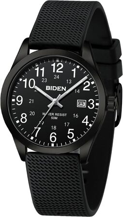 Чоловічий годинник LN LENQIN з датою, водостійкий 30M, з нейлоновим ремінцем, сірий | Годинник для медсестер