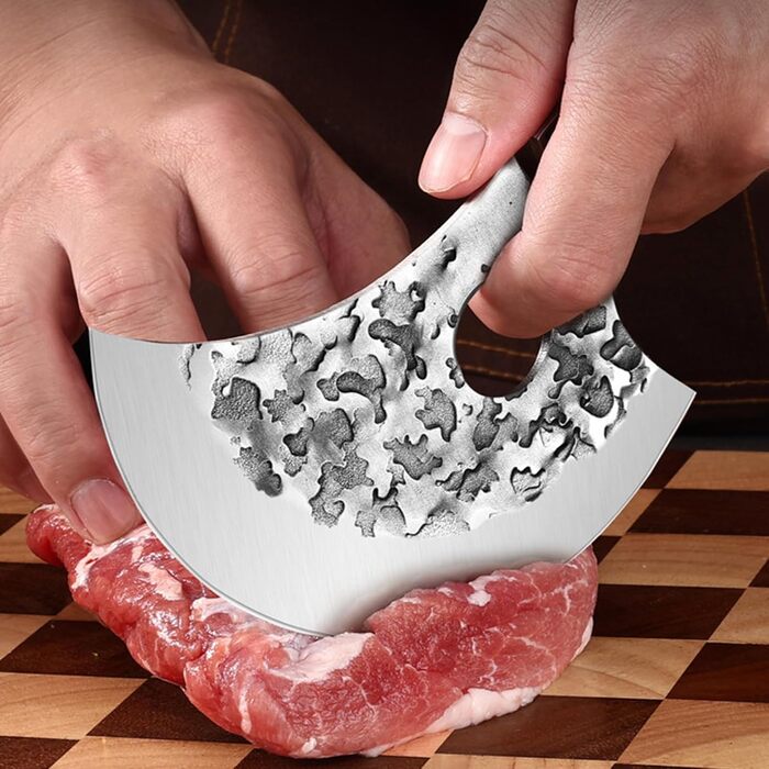 Японський ніж для обробки м'яса Doklasu, 10 см, ручна робота, сталь 5Cr15MoV, з піхвою