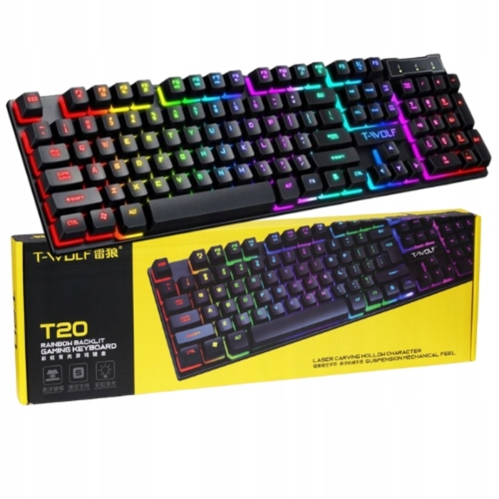 Ігрова механічна RGB клавіатура з LED-підсвіткою