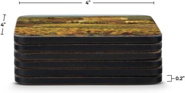 Pimpernel Tuscany Coasters, 6 pieces (s)
