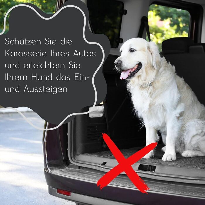 Килимок для собак у багажник Golden Dog, захист сидінь авто, штучна шкіра, сірий, 110 x 90 см