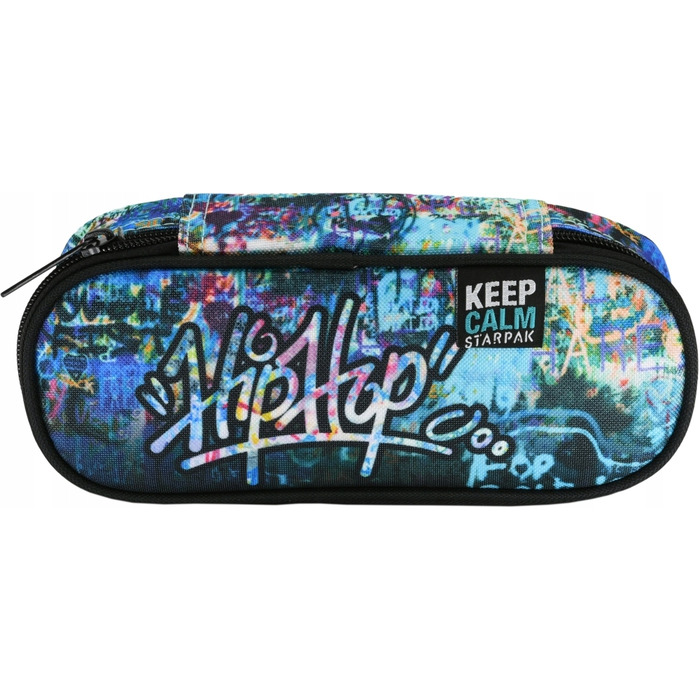 Молодіжний шкільний рюкзак StarPak з кількома відділеннями, принт Hip Hop Graffiti